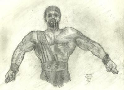 Realism - Hercules Unchained - Pencil