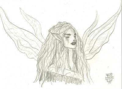 Fantasy - Summer Faery Cerredwen - Pencil