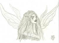 Fantasy - Summer Faery Cerredwen - Pencil