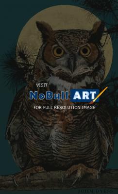 Wildlife - Great Horned Owl - Digital And Traditional