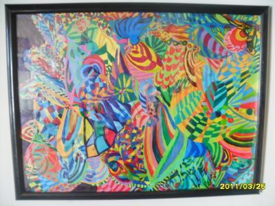 Crystal Buswell - Flywith Me - Acrylic