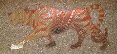 Animals - Tiger - Steel Copper Aluminum