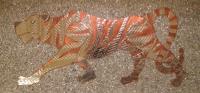 Tiger - Steel Copper Aluminum Mixed Media - By William Ross, Mosaic Mixed Media Artist