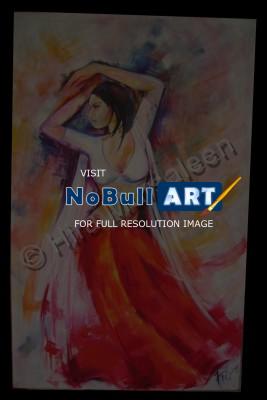 Multiple - Dancing Figure - Oil