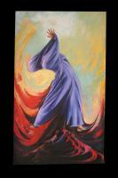 Agressive World - Oil Paintings - By Hira Mursaleen, Realistic Painting Artist