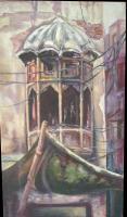 Old Lahore - Oil Paintings - By Hira Mursaleen, Realistic Painting Artist