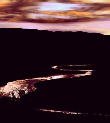 Western Exposures Gallery - Gila River Sunrise - Photography