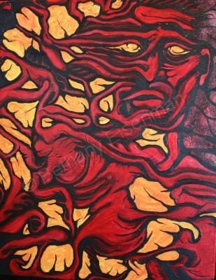 2011-12 - The Fire - Oil On Canvas