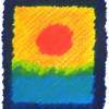 Sun - Colored Chalk Paintings - By Kevin Nodland, Expressionism Painting Artist