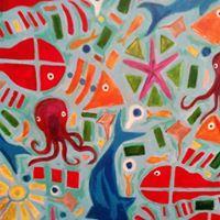 Figurative-Surreal - Arroz Do Mariscos - Acrylic