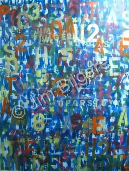 Abstract - Alphabet Soup - Spray