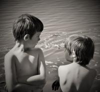 Brothers Series - Digital Photo Photography - By Treasure Spear, Black And White Photography Artist