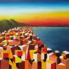 Napule Mille Culure - Oil On Canvas Paintings - By Massimiliano Stanco, Cubism Painting Artist