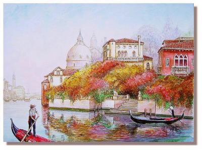 Venice Watercolors - Autumn In Venice - Watercolor