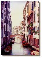 Venice Watercolors - Quiet Canal - Watercolor