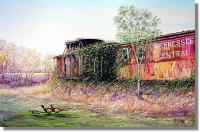 Last Stop Grange Hall Rd - Oil On Canvas Paintings - By I Joseph, Impressionism Painting Artist