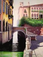 Venice In Oils - My Favorite Place - Oil On Canvas