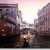 Evening In Venice - Oil On Canvas Paintings - By I Joseph, Realism Painting Artist