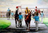 Equine - The Promenade - Oil On Canvas