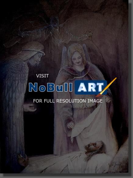 Spiritual Religious - Risen - Watercolor