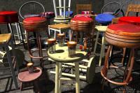 Stool Samples - Bryce Software Digital - By John Tonkin, Realism Digital Artist