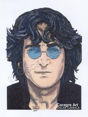 Drawings - John Lennon - Paper