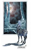 Mare Lluna - Paper Mixed Media - By Oscar Garriga, Surrealism Mixed Media Artist