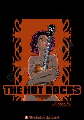 Digital Drawings - The Hot Rocks - Digital