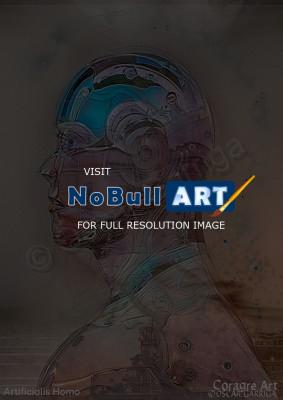 Digital Drawings - Artificialis Homo - Digital