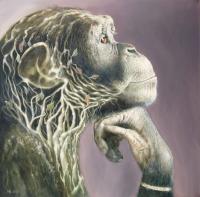 Animals - I Think Therefore I Am - Oil On Canvas