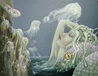 Mythology - Medusa 2014 - Oil On Canvas
