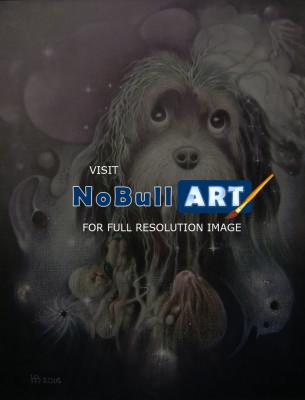 Phantasms - Dog Head Nebula - Oil On Canvas