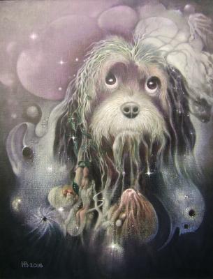 Phantasms - Dog Head Nebula - Oil On Canvas