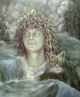 Mythology - Waternymph - Oil On Canvas
