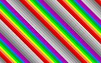3-D Rainbow Stripes - Digital Digital - By J Michael Hedgpeth, Abstract Digital Artist