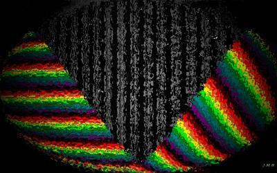 Optical Delusions - Rainbow Space Bra - Digital