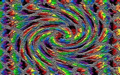 Optical Delusions - Mosaic Swirl - Digital