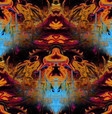 Abstract - Oriental Abstract - Digital
