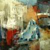 Mykonos - Oil On Canvas Paintings - By Archil Bluashvili, Modern Painting Artist