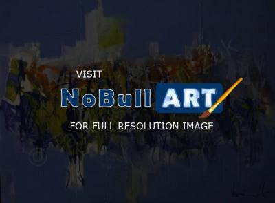 Easel Painting - Improvisation 3 - Acrylic On Canvas