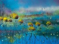 Easel Painting - Spring Rain - Acrylic On Canvas