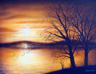 Landscape - New Dawn Giclee Print - Giclee Print