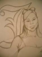 Portraits - Prncil  Paper Drawings - By Deshawn Bryant, Black  White Drawing Artist