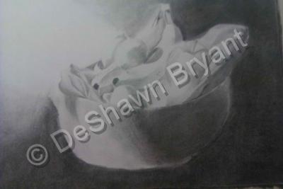 Portraits - Fruit Basket - Prncil  Paper