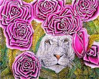 I Aint Lion - Airbrush Color Pencil  Pen Paintings - By Ron Kendall, Nature Painting Artist