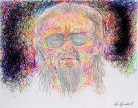Me - Color Pens Drawings - By Ron Kendall, Impressionism Drawing Artist