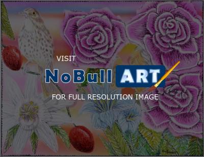 21St Century Art - Passifloraceae - Ab Watercolors Color Pens Penc