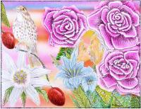 Passifloraceae - Ab Watercolors Color Pens Penc Paintings - By Ron Kendall, Nature Painting Artist