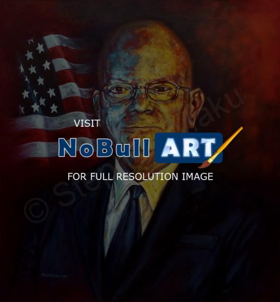 Portrait - Ambassador James Entwistle - Oil On Canvas