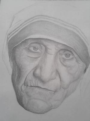 Famous People - Teresa - Pencil  Paper